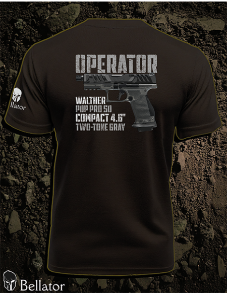 T-shirt Operator Walther PDP Pro SD Compact 4.6 Two-Tone Gray black