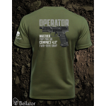 T-shirt Operator Walther PDP Pro SD Compact 4.6 Two-Tone Gray black