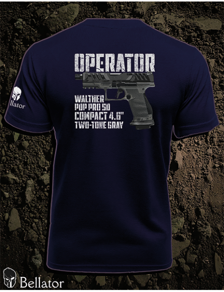 T-shirt Operator Walther PDP Pro SD Compact 4.6 Two-Tone Gray black