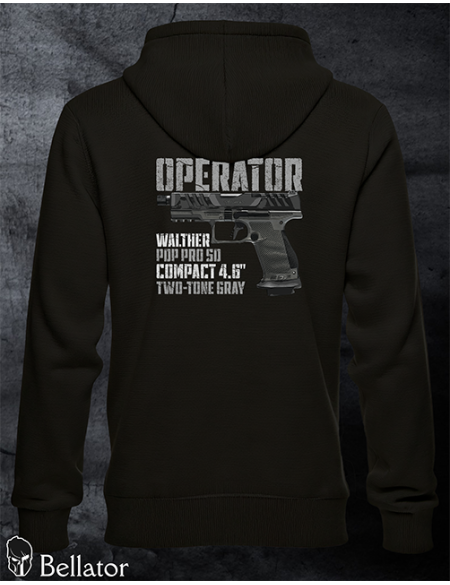 Sweatshirt Operator Walther PDP Pro SD Compact 4.6 Two-Tone Gray black