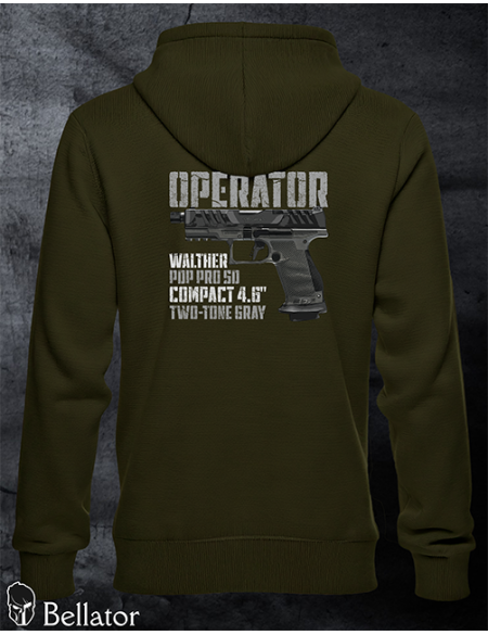 Sweatshirt Operator Walther PDP Pro SD Compact 4.6 Two-Tone Gray black