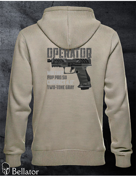 Sweatshirt Operator Walther PDP Pro SD Compact 4.6 Two-Tone Gray black