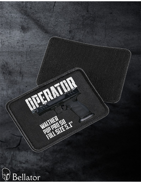 Walther PDP Pro SD Full Size 5.1 patch with Velcro, black