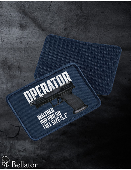 Walther PDP Pro SD Full Size 5.1 patch with Velcro, black