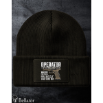 Operator Walther PDP Pro SD Full Size 5.1 Two-Tone Tan Knit Hat Black