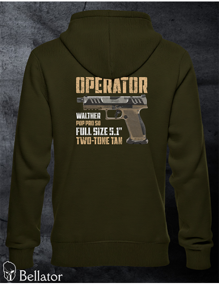 Sweatshirt Operator Walther PDP Pro SD Full Size 5.1 Two-Tone Tan black