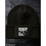 Knitted hat Operator Walther PPK Stainless black