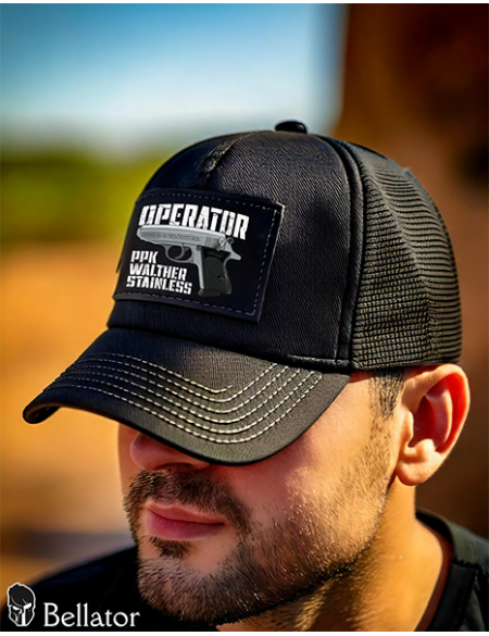 Operator Walther PPK Stainless cap black
