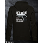 Sweatshirt Operator Walther PPK Stainless black