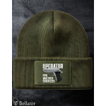 Knitted hat Operator Walther PPK Stainless black