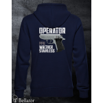 Sweatshirt Operator Walther PPK Stainless black