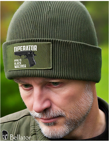 Knitted hat Operator Walther PPK s Black black