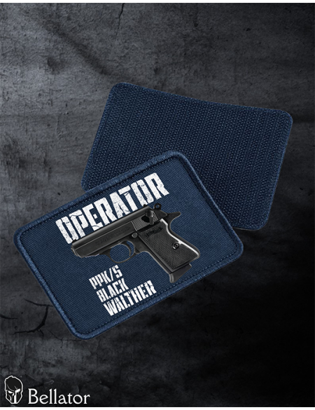 Nášivka Operator Walther PPK-s Black černá