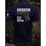 T-shirt Operator Walther PPK with Black black
