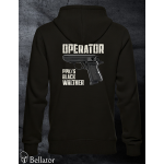 Sweatshirt Operator Walther PPK with Black black