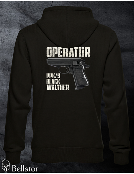 Sweatshirt Operator Walther PPK with Black black