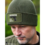 Knitted hat Operator Walther PPK s Black olive