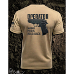 Tričko Operator Walther PPK-s 22LR Black pouštní S