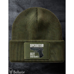 Knitted hat Operator Walther PPK s Black black