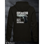 Mikina Operator Walther PPK-s 22LR Nickel černá 3XL