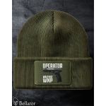 Knitted hat Operator Walther WMP black
