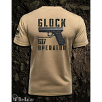 Tričko Operator Glock G17 pouštní XXL