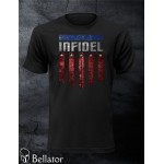Tričko Infidel shield černá 3XL