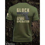 Tričko Operator Glock G17 Gen4 olivová M