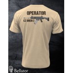 Tričko CZ 806 Bren 2 operator XXL pouštní