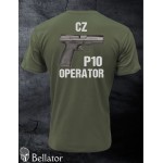 T-shirt CZ P10 operator XXL Olive