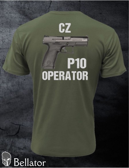 T-shirt CZ P10 operator XXL Olive