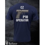 T-shirt CZ P10 operator XXL dark blue