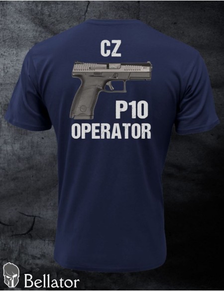 T-shirt CZ P10 operator XXL dark blue
