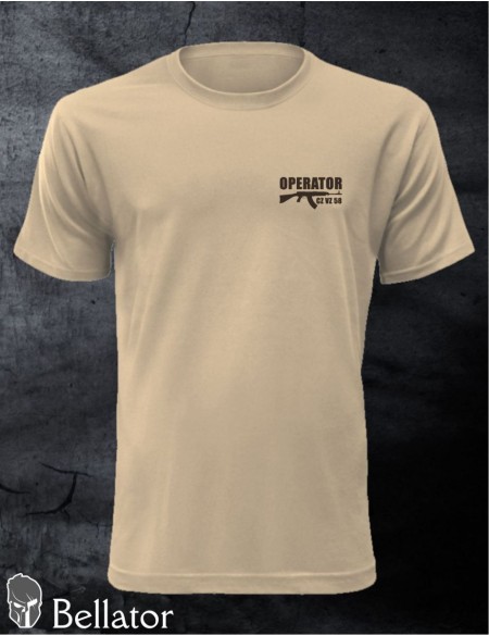 T-shirt CZ VZ 58 operator XXL desert