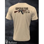 T-shirt CZ VZ 58 operator XXL desert