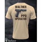 T-shirt Walther PPQ operator XXL desert