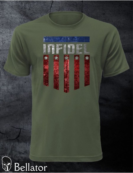 T-shirt Infidel shield XXL Olive