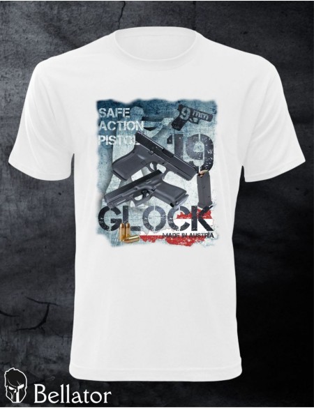 T-shirt Glock 19 XXL white
