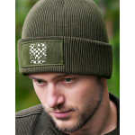 Knitted hat symbol Moravian eagle black
