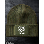 Knitted hat symbol Moravian eagle black