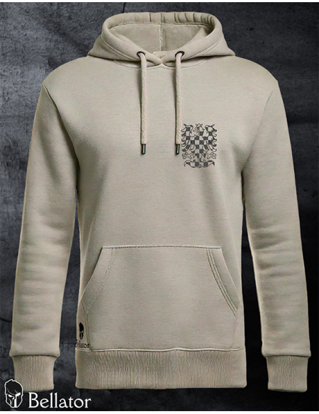 Sweatshirt Moravian Eagle 01 light gray