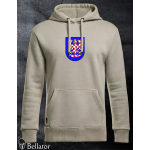 Mikina Moravská orlice 02 šedá světlá XL