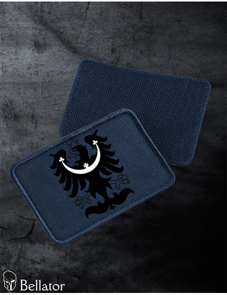 Silesian Eagle Patch 01 with Velcro, black