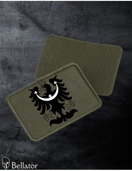 Silesian Eagle Patch 01 with Velcro, black