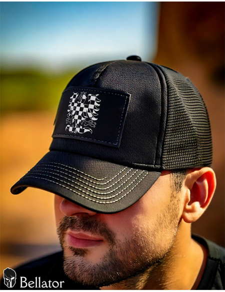Moravian Eagle 01 pro patch cap black