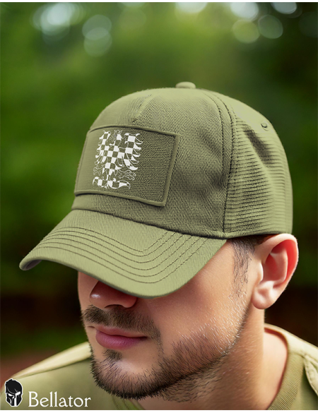 Moravian Eagle 01 pro patch cap black