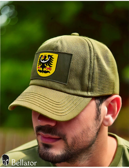 Silesian Eagle 01 cap with patch black