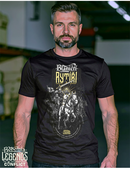 Tričko Blaničtí rytíři černé barvy vel. 3XL