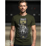 Tričko Blaničtí rytíři olivové barvy vel. L