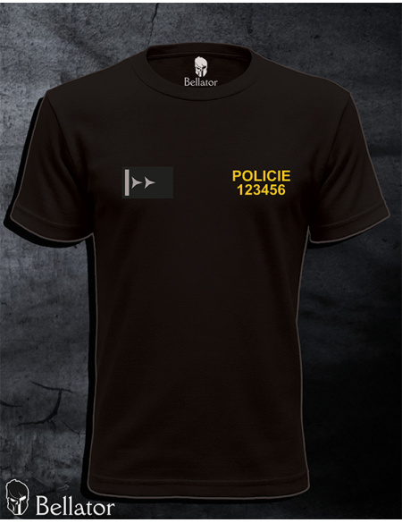Police T-shirt black